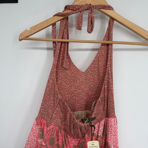 Tommy Bahama Maxi Halter Dress Women’s XXS Floral Resortwear Vacation Cruise - Picture 2 of 9